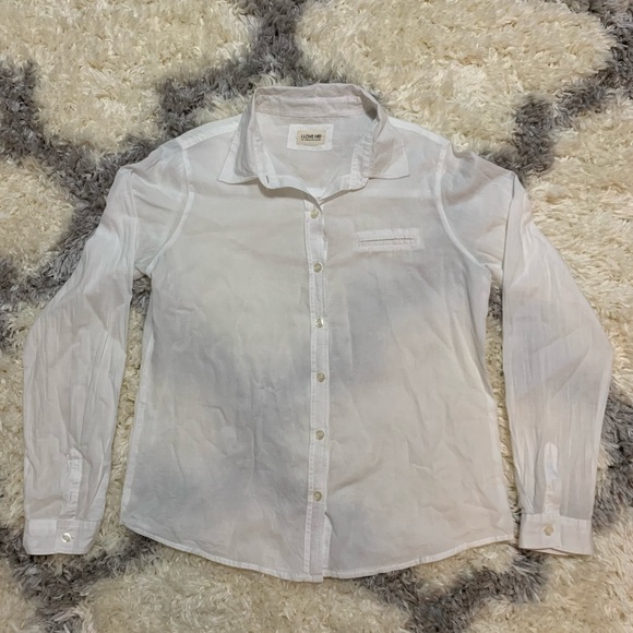 Heritage 1981 (Forever 21) White Button Down - Picture 1 of 6